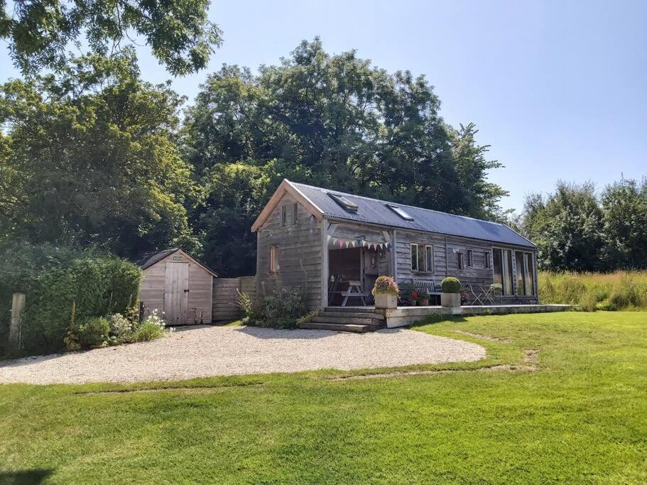 Log Cabin At The Old Summer Dairy Glastonbury Somerton  Zewnętrze zdjęcie