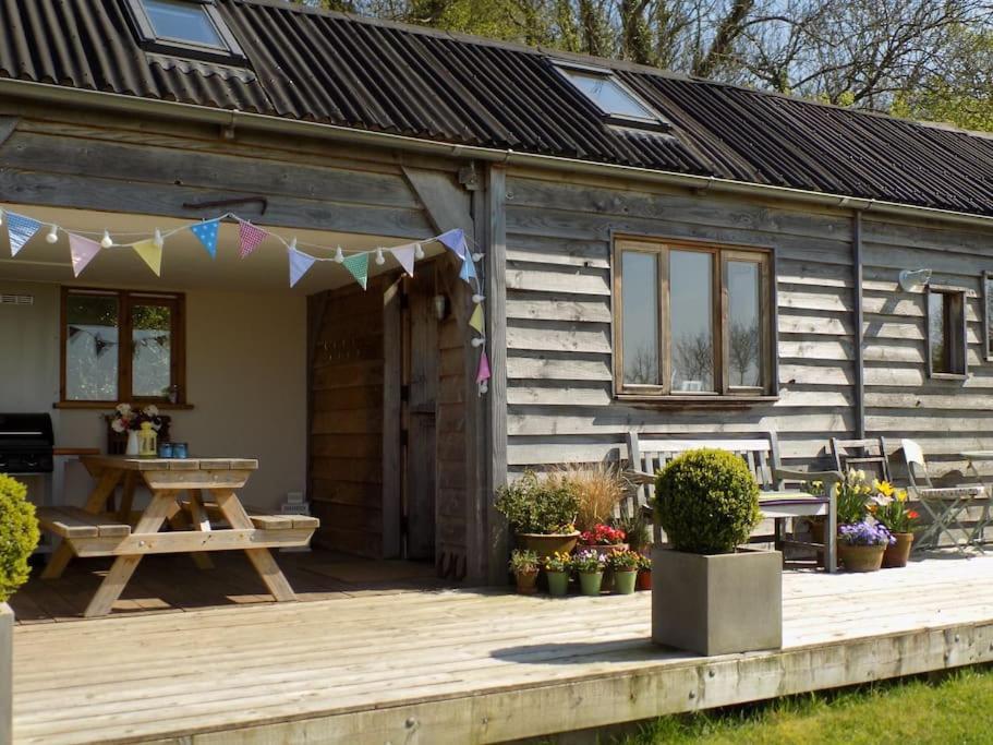 Log Cabin At The Old Summer Dairy Glastonbury Somerton  Zewnętrze zdjęcie